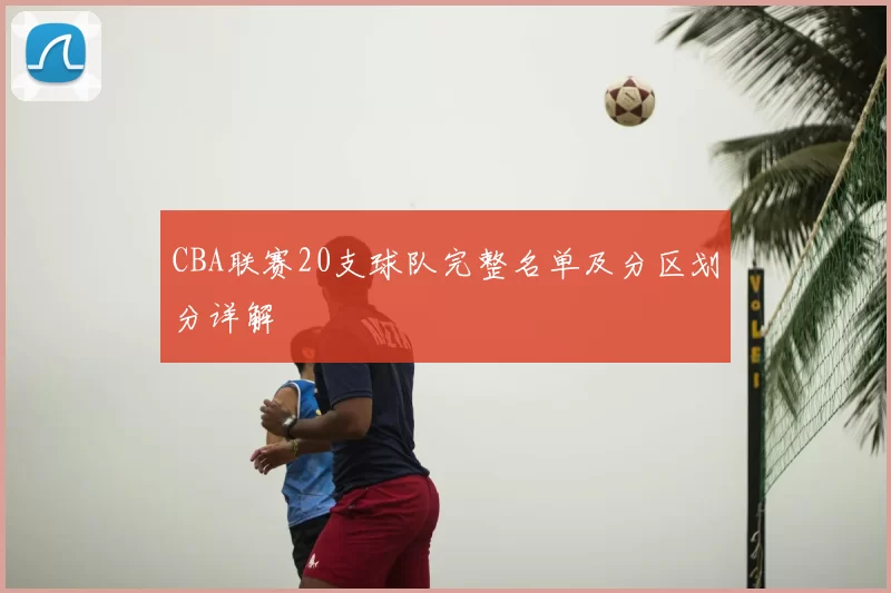 CBA联赛20支球队完整名单及分区划分详解